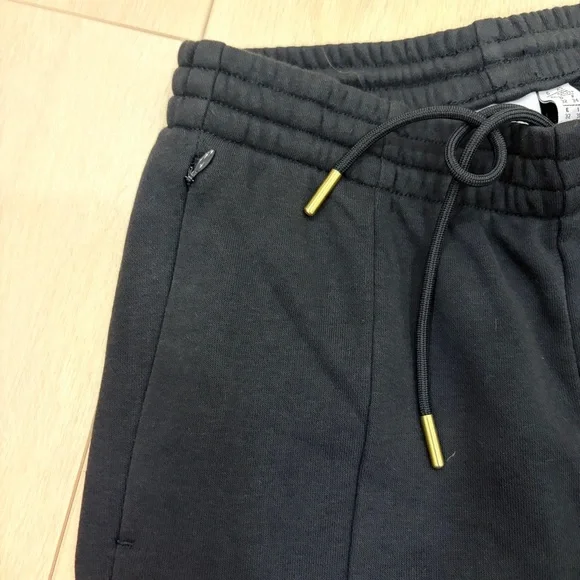 Adidas Originals Women's Track Pants Black Boot cut pant with ankle Gold zip XS - Picture 16 of 16